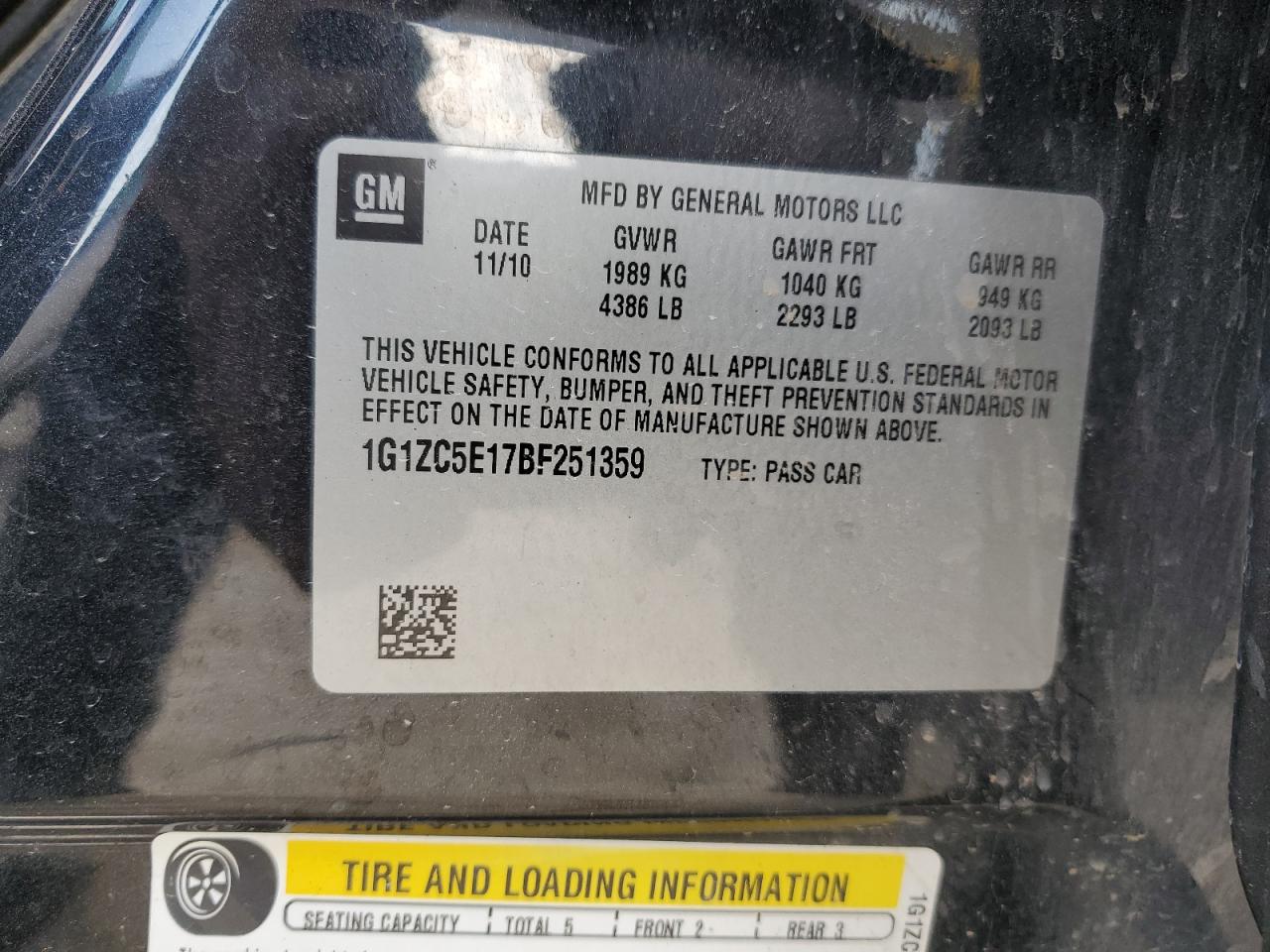 CHEVROLET MALIBU 1LT