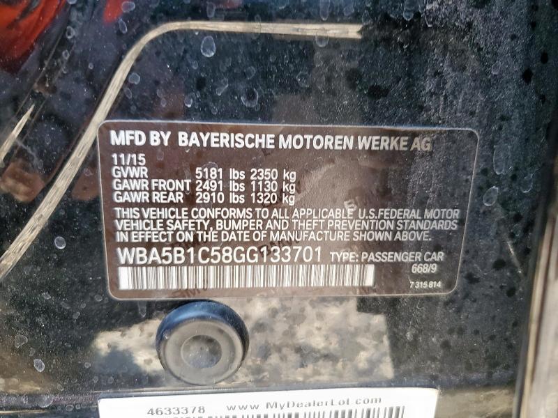 2016 BMW 535 I - WBA5B1C58GG133701