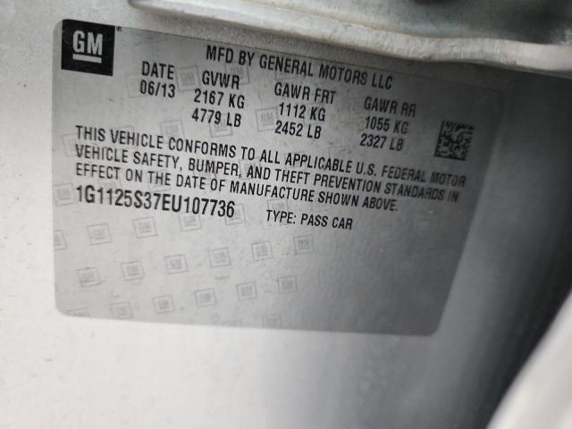 2014 CHEVROLET IMPALA LT - 1G1125S37EU107736