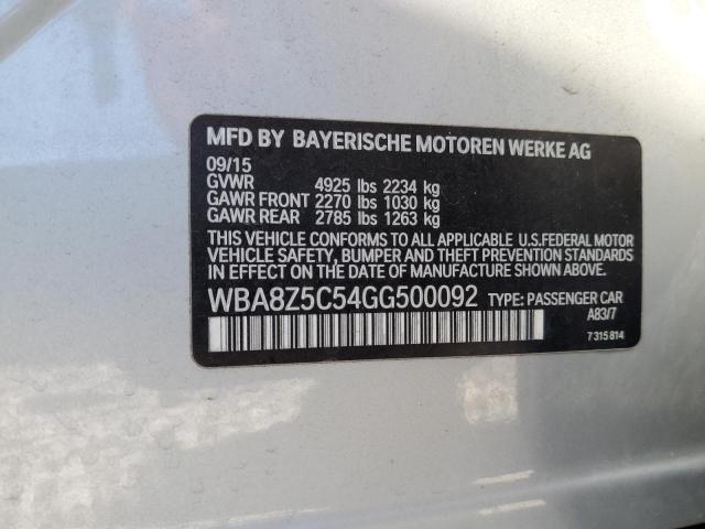 2016 BMW 328 XIGT S WBA8Z5C54GG500092