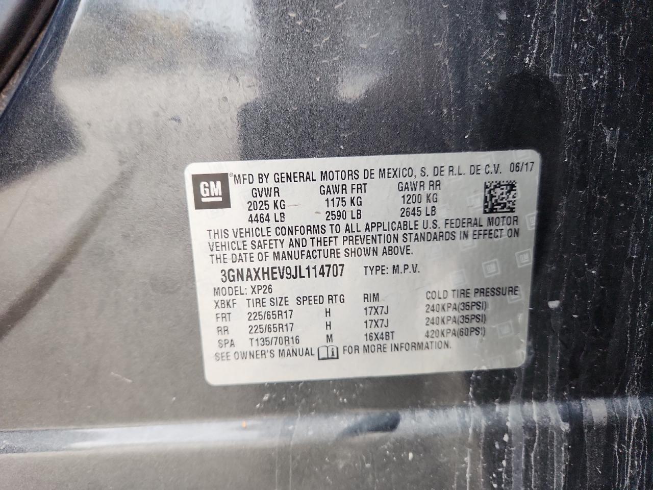 CHEVROLET EQUINOX LS