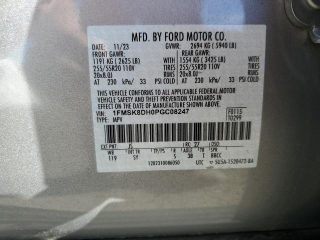 2023 FORD EXPLORER X - 1FMSK8DH0PGC08247