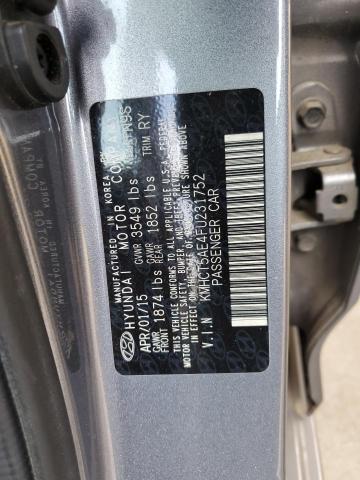 2015 HYUNDAI ACCENT GS KMHCT5AE4FU231752
