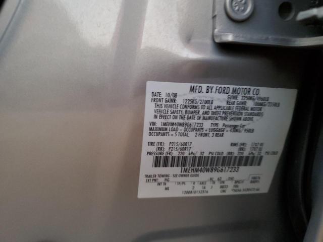 2009 MERCURY SABLE #3291690238