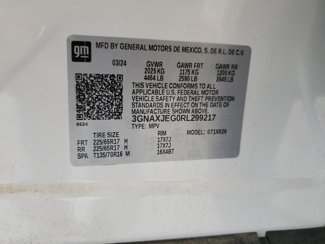 CHEVROLET EQUINOX LT