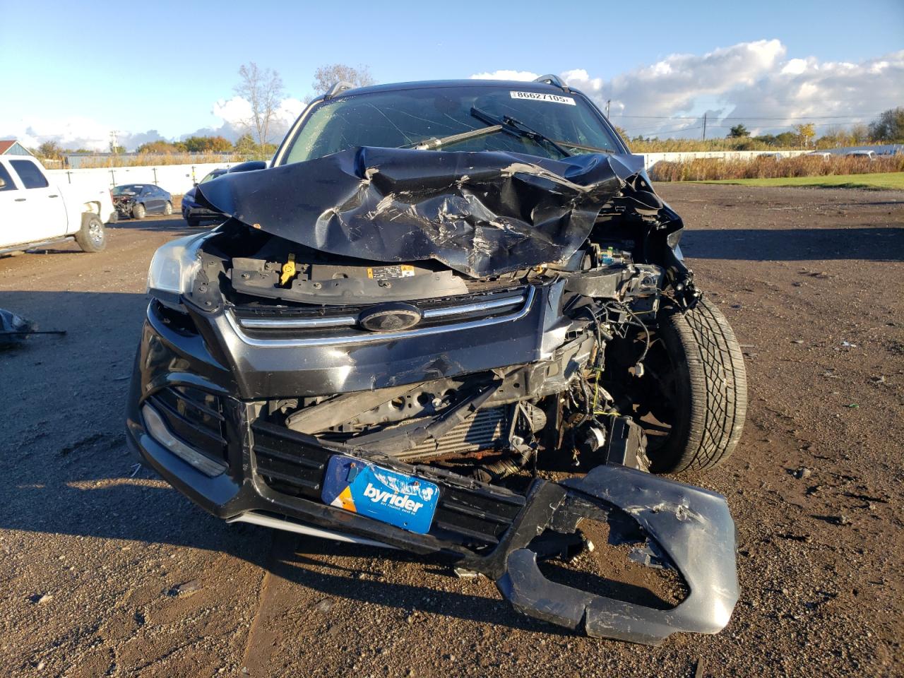 Lot #3316780421 2014 FORD ESCAPE TIT