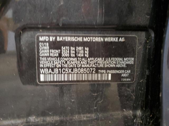 2018 BMW 530XE - WBAJB1C5XJB085072