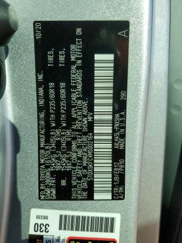 2021 TOYOTA SIENNA XSE 5TDXSKFC4MS002164