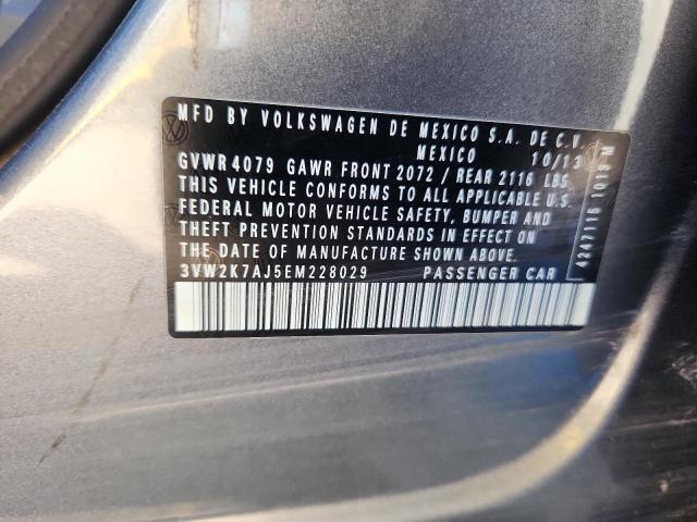 2014 VOLKSWAGEN JETTA BASE #3262126625