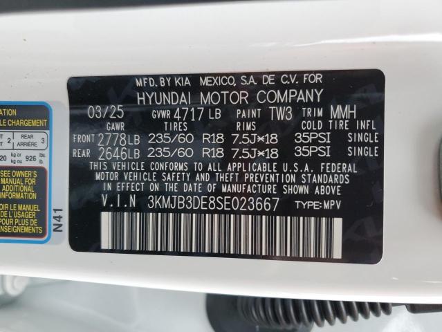2025 HYUNDAI TUCSON SEL 3KMJB3DE8SE023667