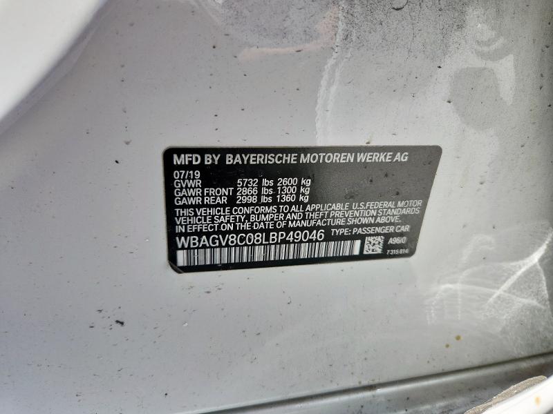 2020 BMW M850XI #3297198401