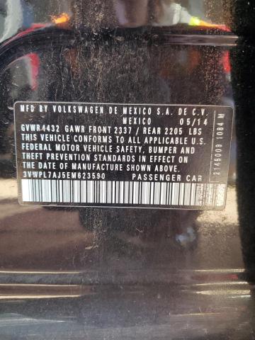 2014 VOLKSWAGEN JETTA TDI - 3VWPL7AJ5EM623590