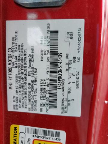 2022 FORD MUSTANG GT 1FA6P8CF3N5145439