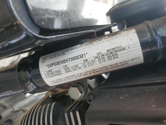 2007 VICTORY MOTORCYCLES VEGAS 5VPGB26D573002321