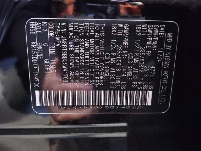 2025 NISSAN ROGUE SV - JN8BT3BB3SW417035