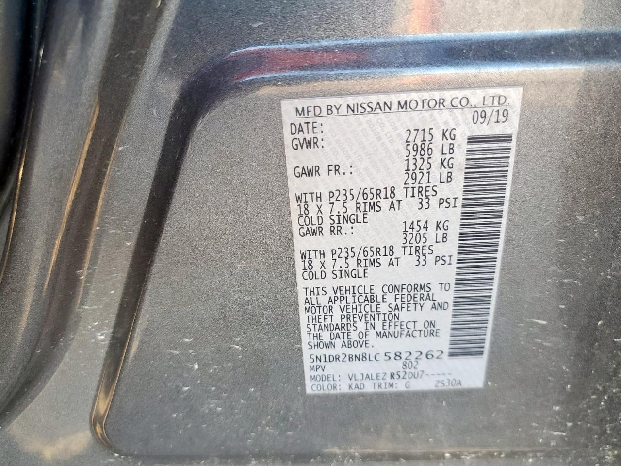 NISSAN PATHFINDER SV