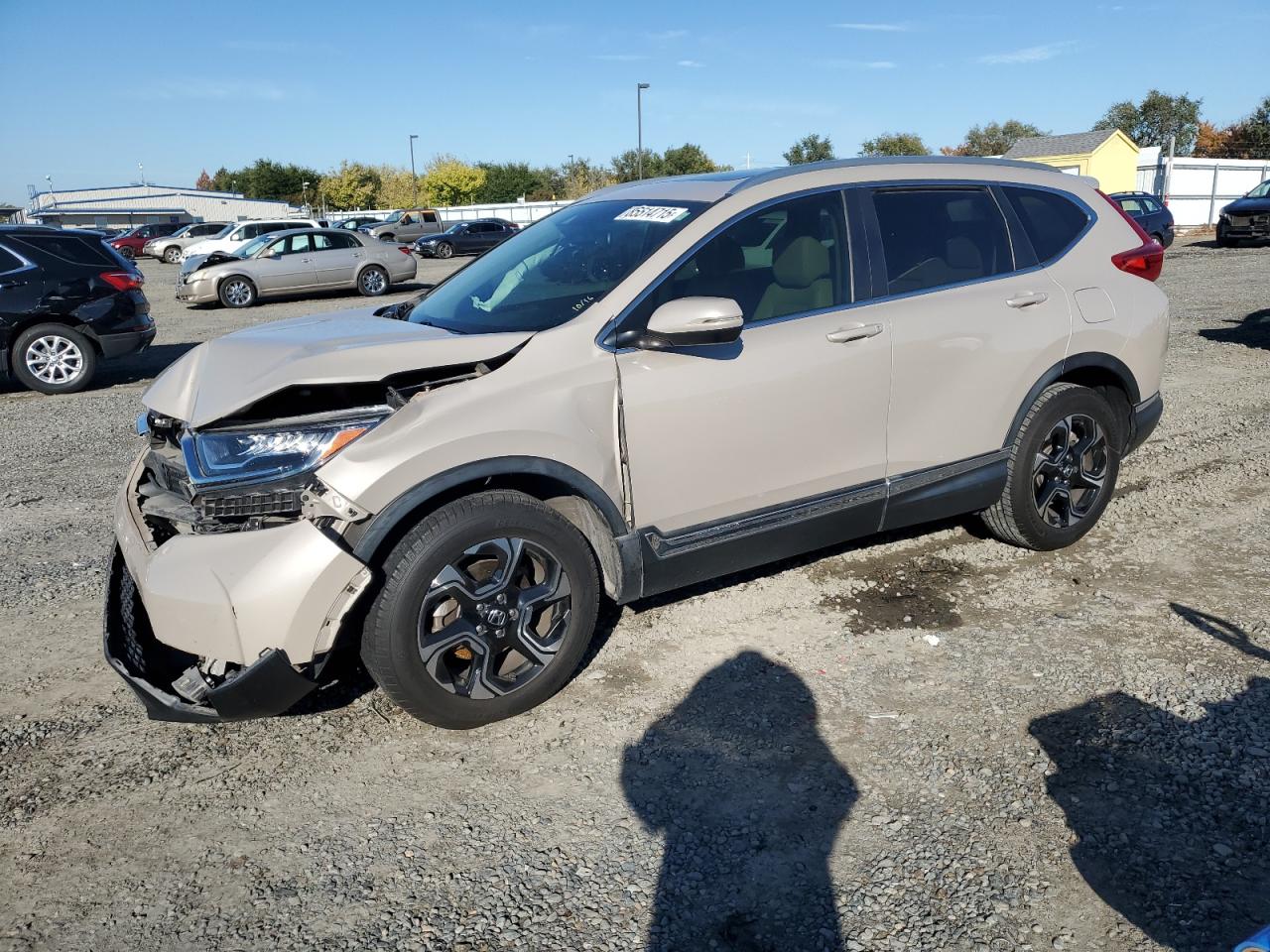 Lot #3287582039 2019 HONDA CR-V TOURI