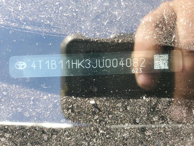 2018 TOYOTA CAMRY L 4T1B11HK3JU004082