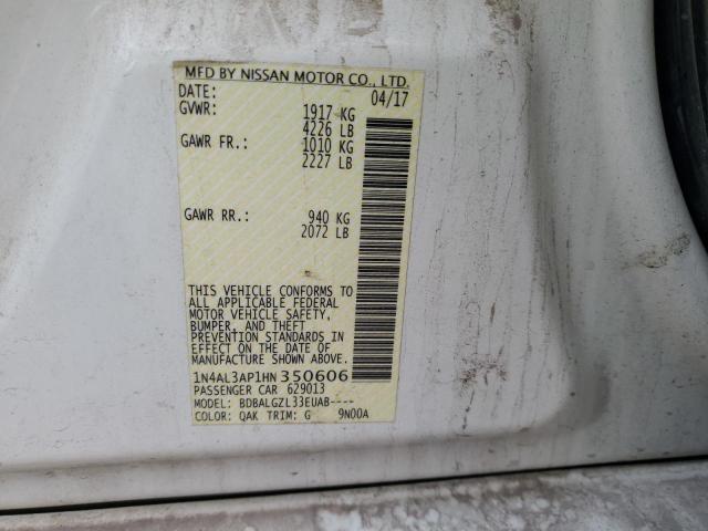 2017 NISSAN ALTIMA 2.5 #3290233202