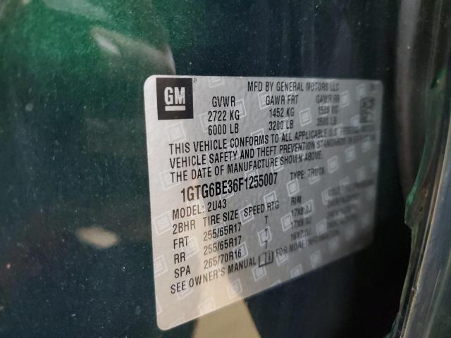 2015 GMC CANYON SLE #3308487288