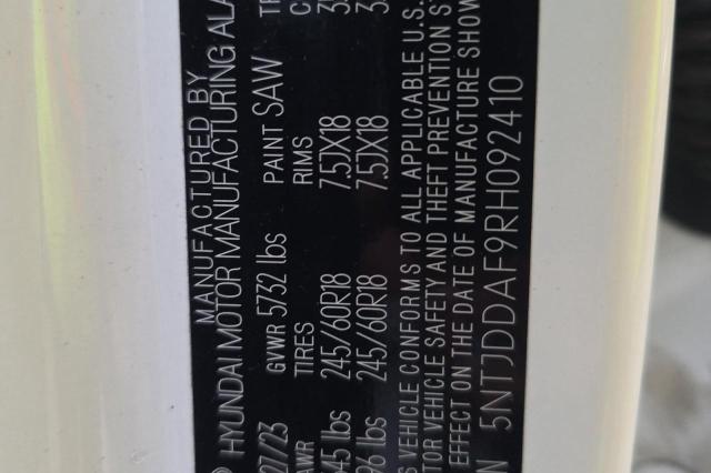 2024 HYUNDAI SANTA CRUZ 5NTJDDAF9RH092410