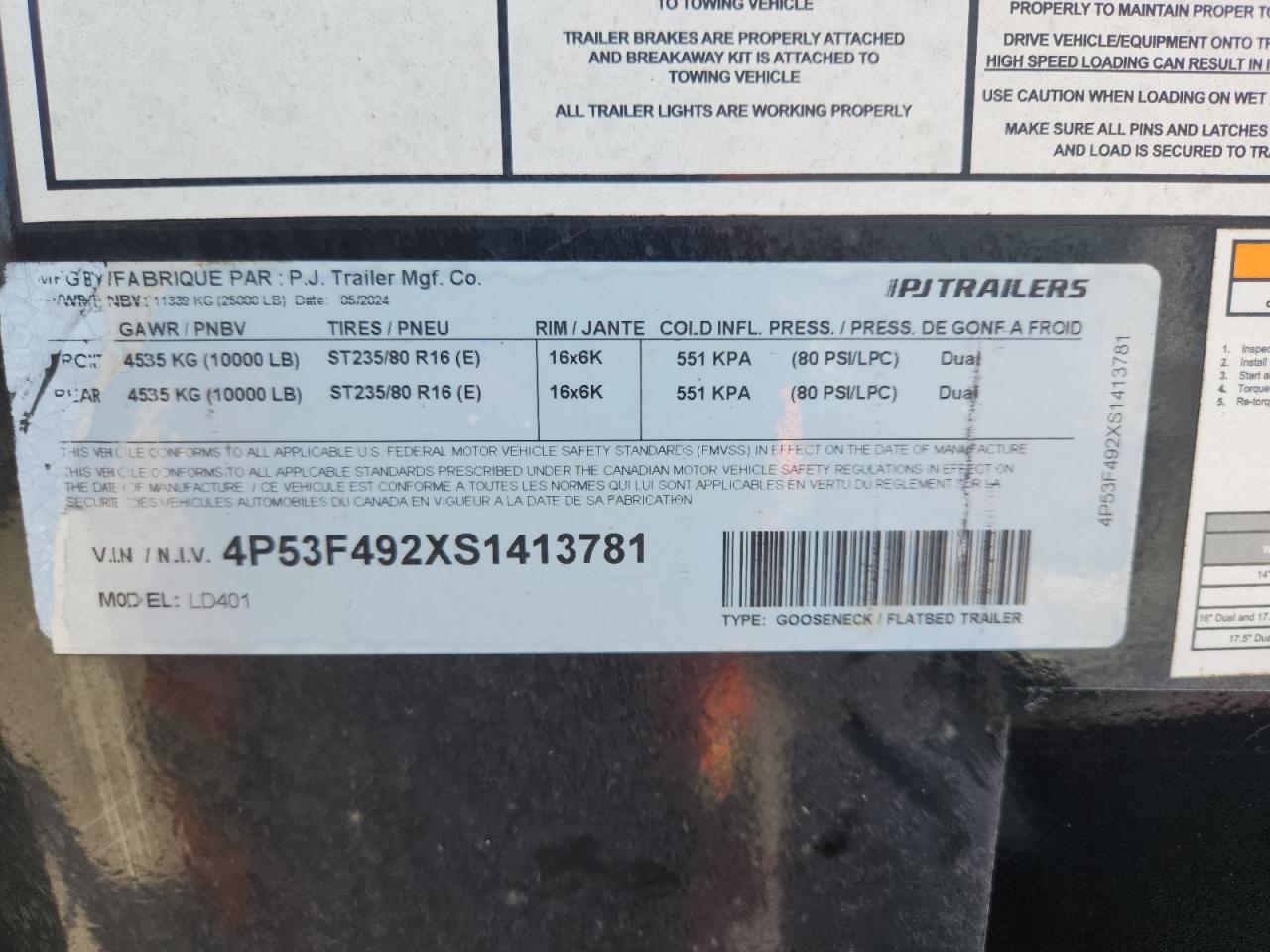 Lot #3270703851 2025 PJ UNKNOWN