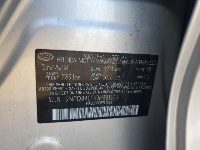 2018 HYUNDAI ELANTRA SEL - 5NPD84LF9JH381563