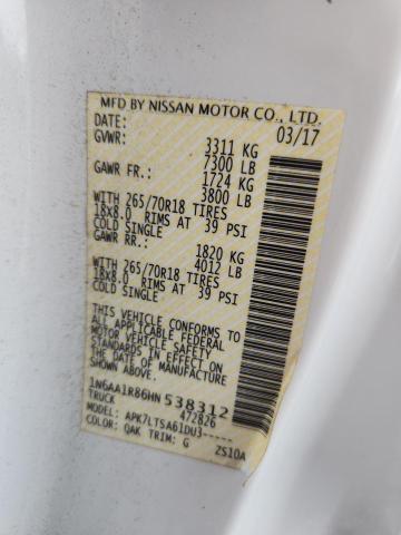 2017 NISSAN TITAN S #3284924937