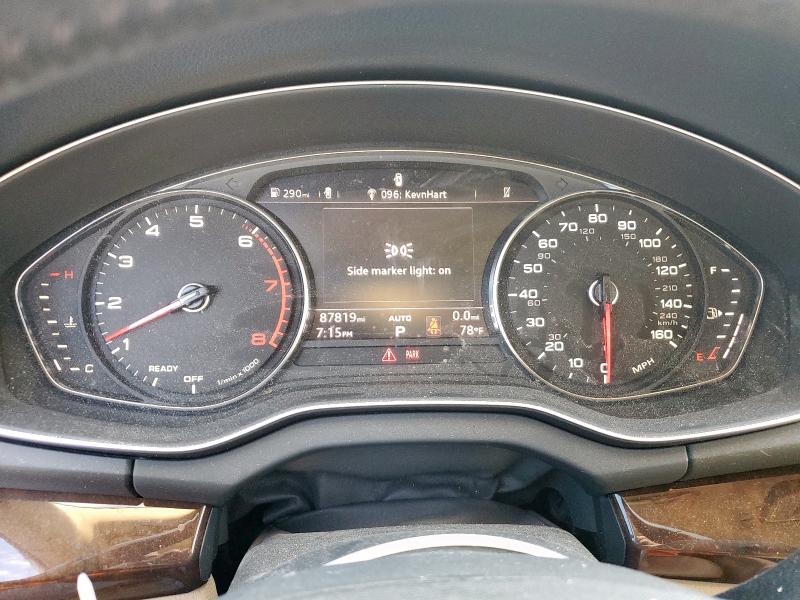 2019 AUDI Q5 PREMIUM WA1ANAFY1K2073050