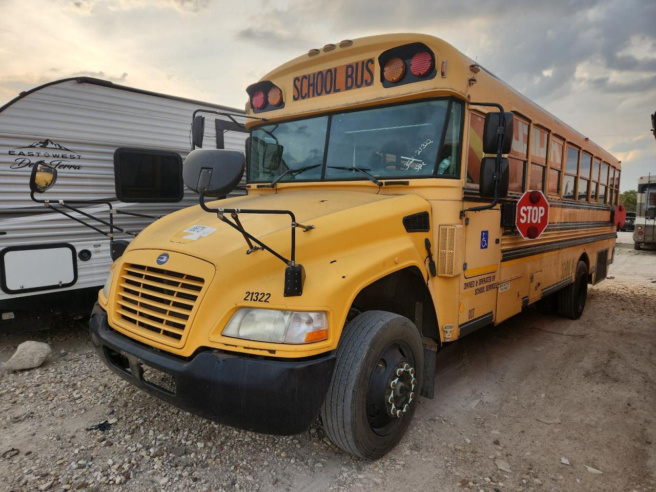 Lot #3305292310 2012 BLUE BIRD SCHOOL BUS