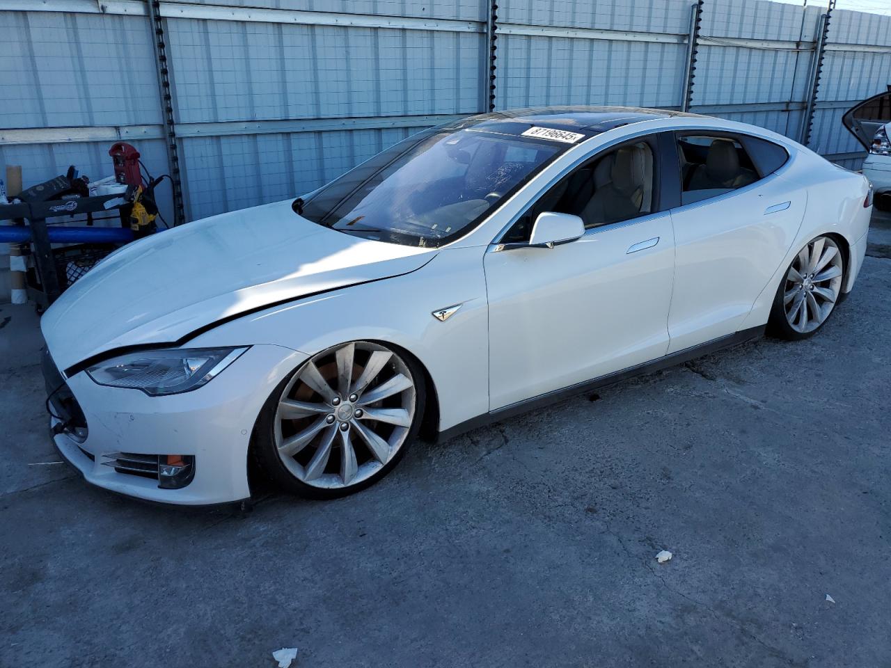 Lot #3268334034 2015 TESLA MODEL S 85