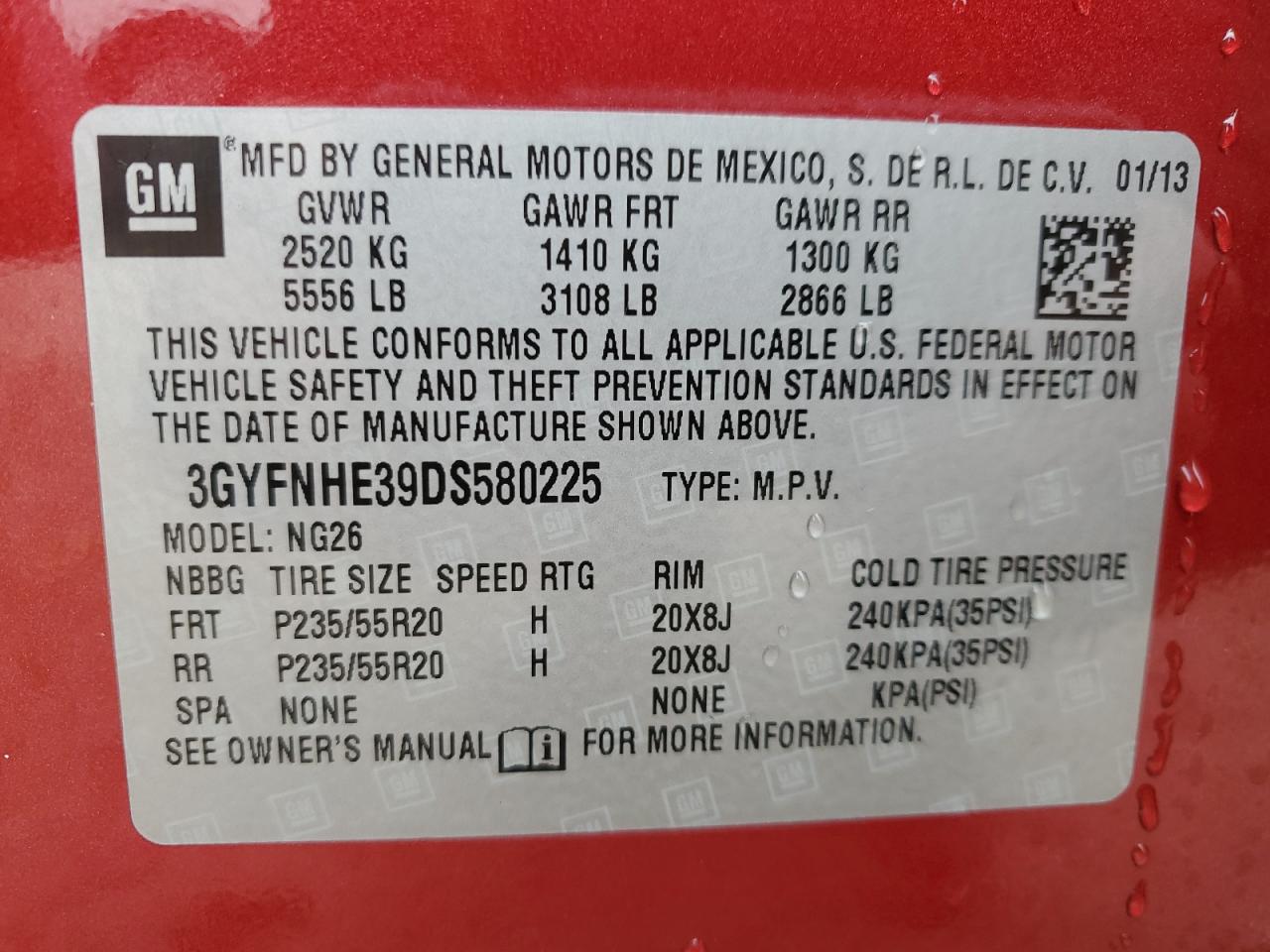 CADILLAC SRX PERFORMANCE COLLECTION