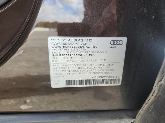 2013 AUDI Q5 PREMIUM - WA1LFAFP7DA036753