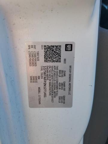 2022 GMC SAVANA G2500 1GTW7AFP2N1271451