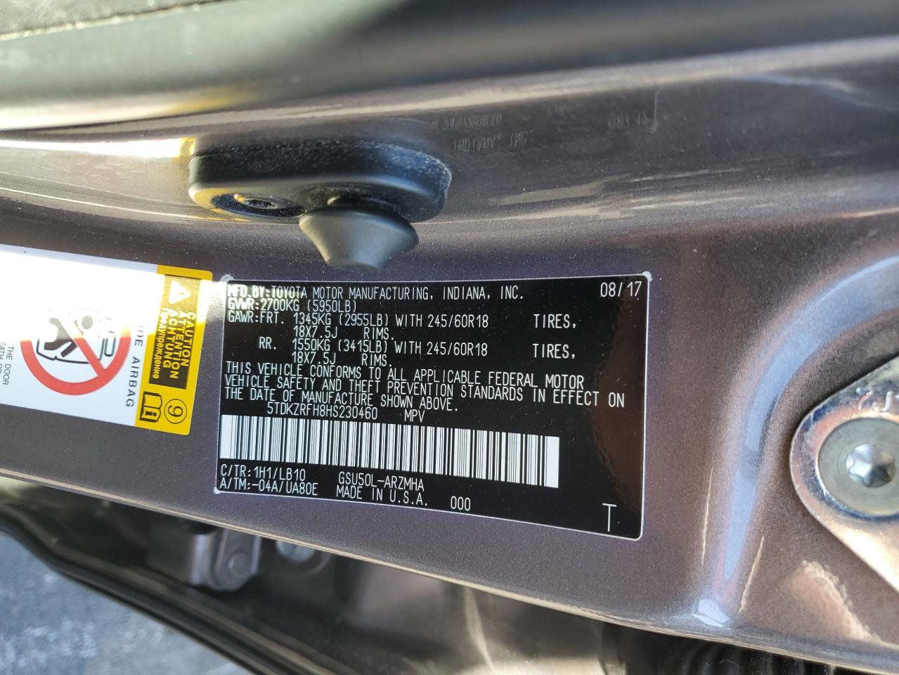 TOYOTA HIGHLANDER SE