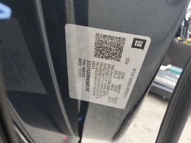 2019 CHEVROLET CORVETTE Z 1G1Y52D95K5801787