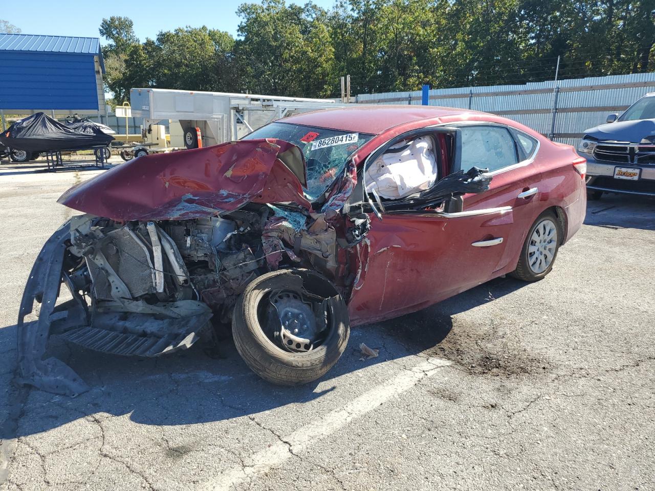 Lot #3301796374 2013 NISSAN SENTRA S