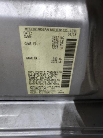 2018 NISSAN ALTIMA 2.5 #3261411506