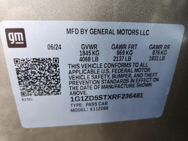 2024 CHEVROLET MALIBU LT #3293463415