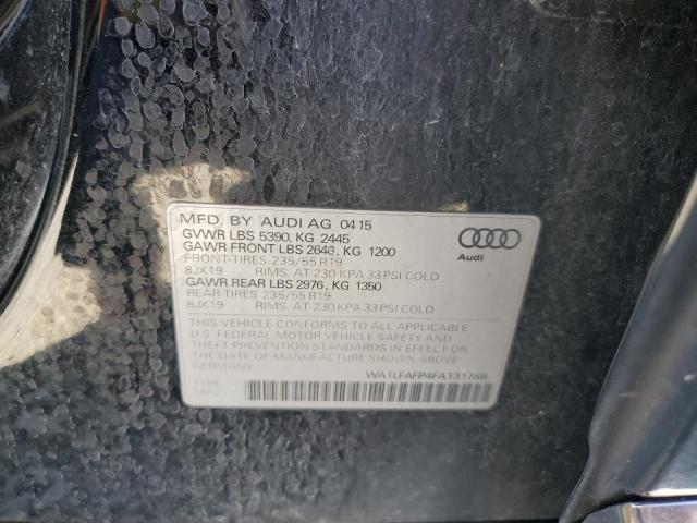 2015 AUDI Q5 PREMIUM - WA1LFAFP4FA131788