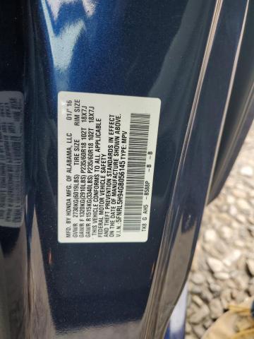 2016 HONDA ODYSSEY TOURING - 5FNRL5H94GB056145
