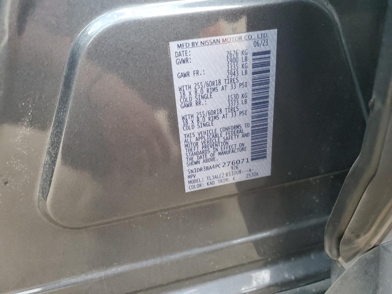 NISSAN PATHFINDER SV