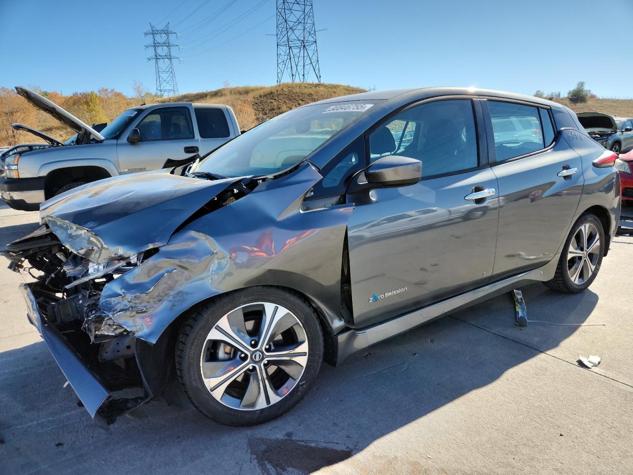 Lot #3284854524 2018 NISSAN LEAF S