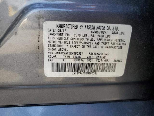 2014 INFINITI Q50 BASE - JN1BV7AP5EM680351