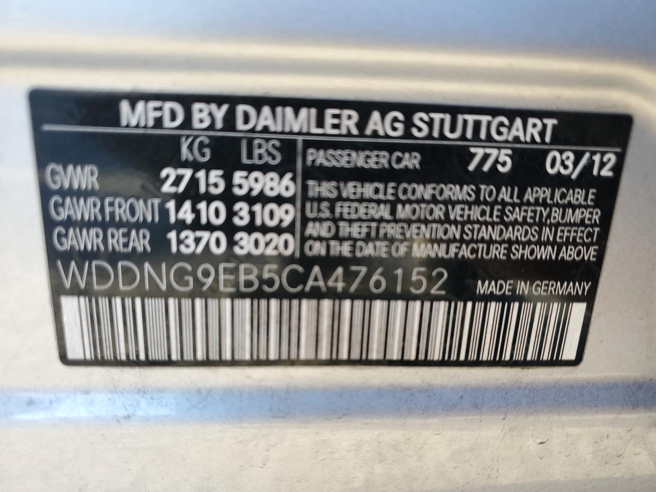 MERCEDES-BENZ S-CLASS 550 4MATIC