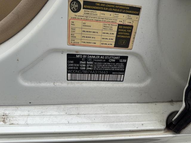 2010 MERCEDES-BENZ S 550 - WDDNG7BB7AA315663