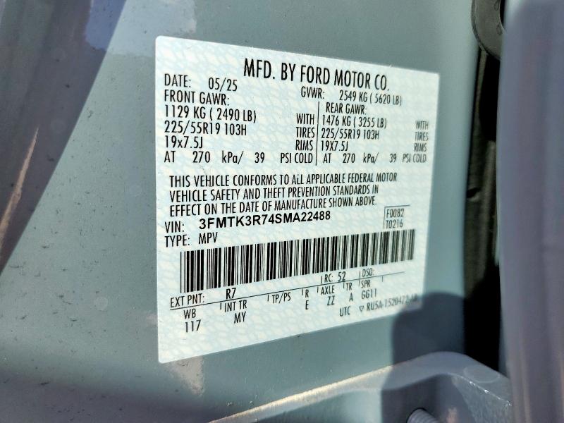 2025 FORD MUSTANG MA - 3FMTK3R74SMA22488