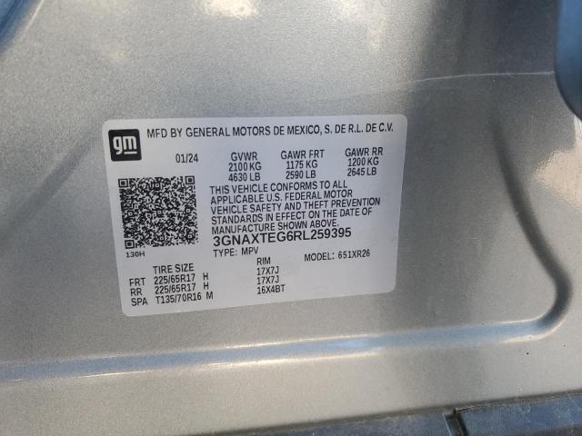 2024 CHEVROLET EQUINOX LT - 3GNAXTEG6RL259395