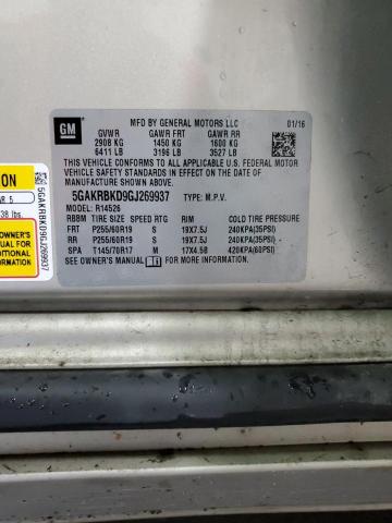 2016 BUICK ENCLAVE #3277218966