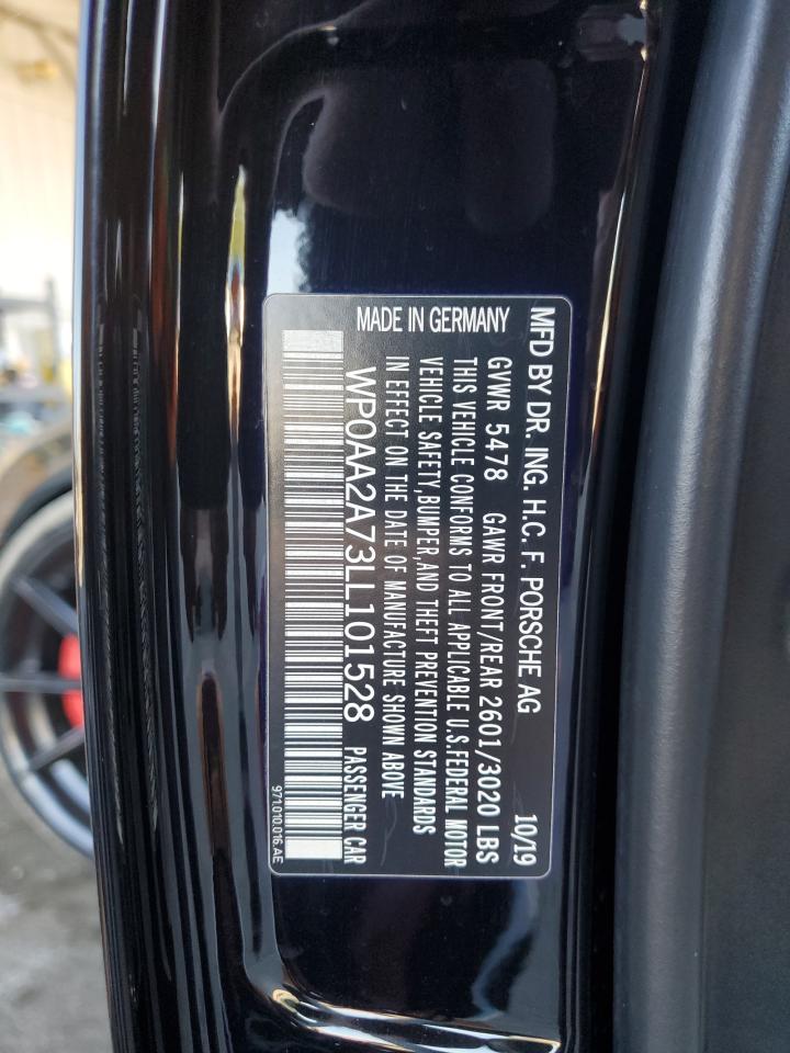 Lot #3308360291 2020 PORSCHE PANAMERA B